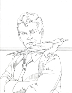 Study For Bird And Noose Illustration