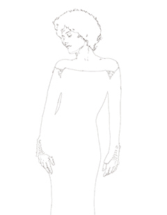 Woman In White Dress